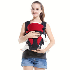 3-In-1 Breathable Baby Carrier Backpack - Front Carry - Kangaroo Pouch