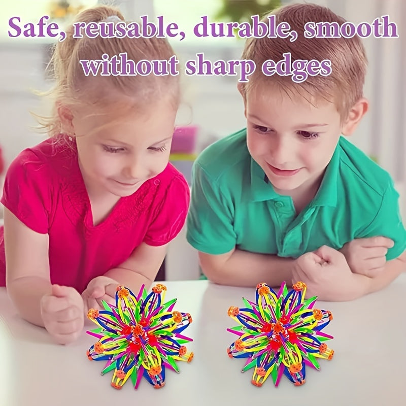Colorful Sensory Fidget Toy for Kids - Anxiety Relief - Durable Plastic