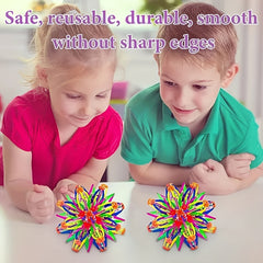Colorful Sensory Fidget Toy for Kids - Anxiety Relief - Durable Plastic