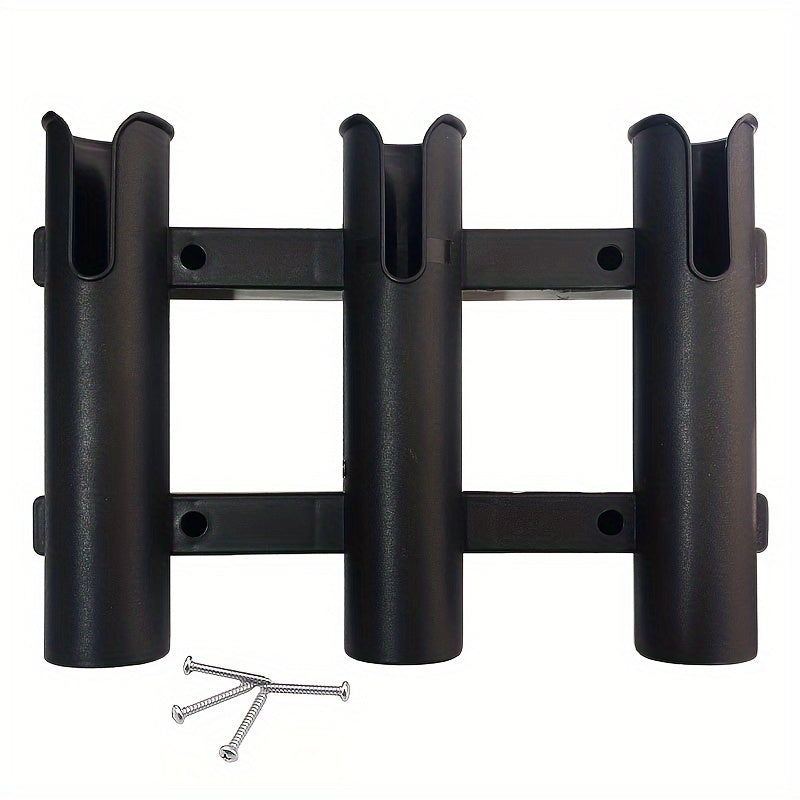 Triple Tube PVC Fishing Rod Holder for Boats and Kayaks