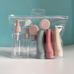 11pcs Travel Refillable Bottle Set For Lotion Shampoo and Cosmetics