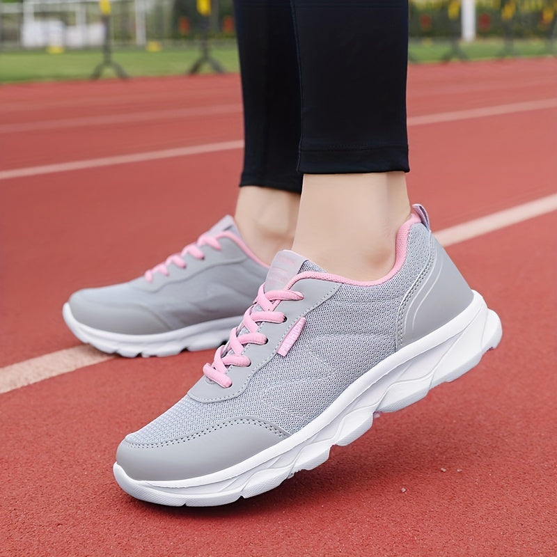 Y2k Women's Non Slip Walking Shoes Lace Up Soft Sole Comfort Running Shoes