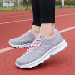 Y2k Women's Non Slip Walking Shoes Lace Up Soft Sole Comfort Running Shoes