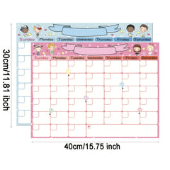 Magnetic Monthly Planner Whiteboard for Fridge