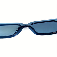 Retro Square UV Protection Sunglasses With Cleaning Cloth