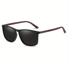 Men's Vintage Square Polarized Sunglasses Driving Shades UV Protection