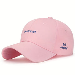 Embroidery Couple Baseball Cap Solid Cotton Dad Hats Casual Unisex Sun Hats