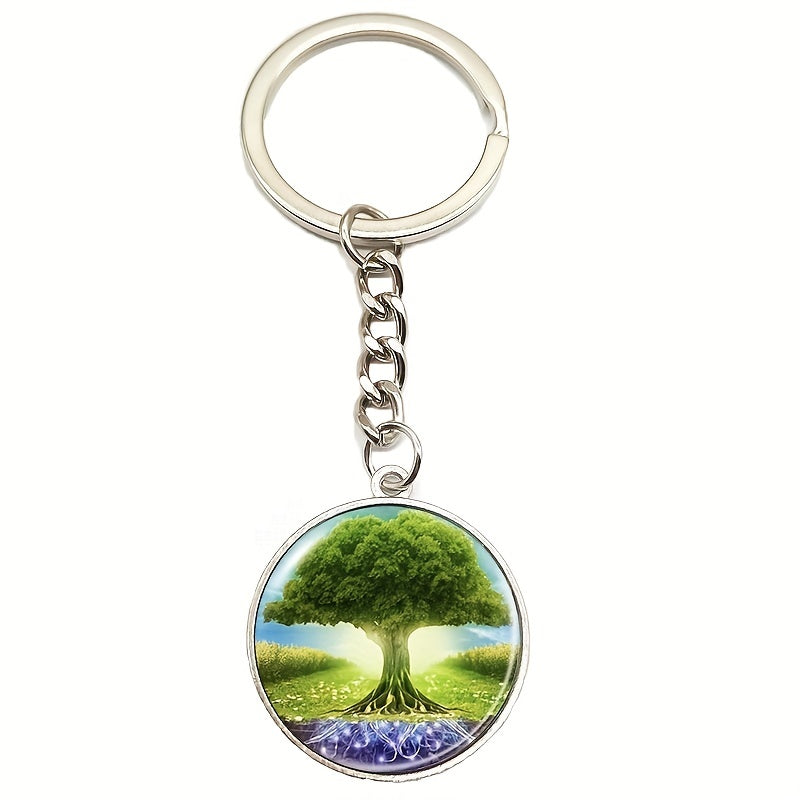 Tree of Life Keychain Customizable Key Ring Gift for Mom
