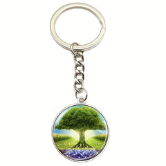 Tree of Life Keychain Customizable Key Ring Gift for Mom