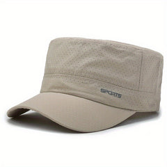 Outdoor Sun Visor Mesh Flat Hat for Men and Women