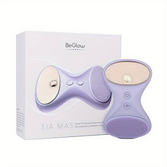 Polymeric Microcurrent Facial Cleansing Brush Face Massager For Pore Cleaning