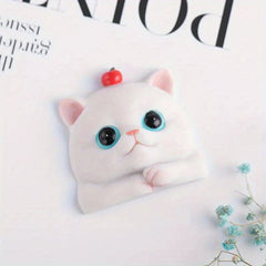3D Resin Cat Switch Sticker Decorative Wall Sticker Light