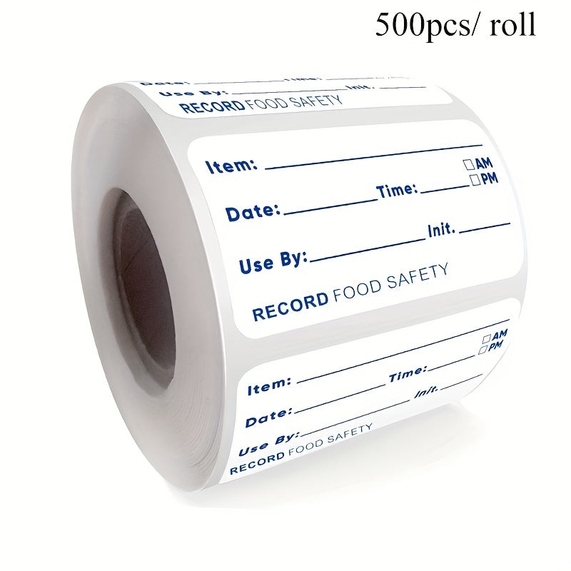 Food Storage Labels - 125pcs, 300pcs, 500pcs, 2.54 x 5.08 cm, 2.54 x 7.62 cm