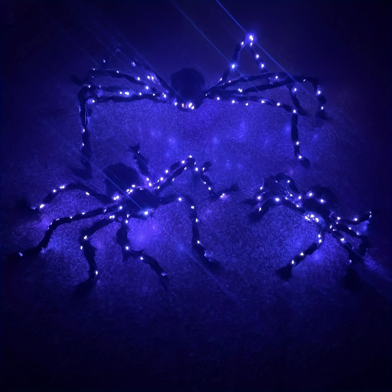 1pc Halloween Christmas Glow Spider Decoration Prop Scary Haunted House