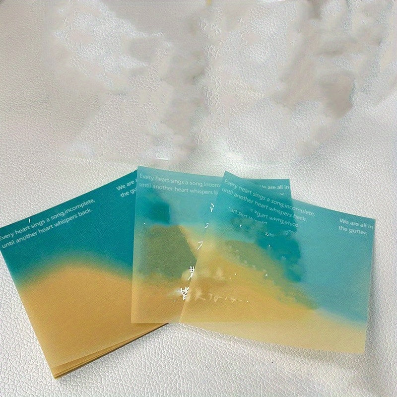 Girls' Heart Sulfuric Acid Memo Book Non Stickable Sticky Note