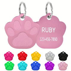 Custom Engraved Pet ID Tag - Name & Number - Cats & Dogs