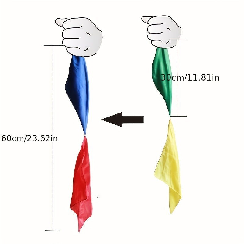 Magic Scarf Close Up Trick Prop for Magicians Perfect Gift - Kids & Adults
