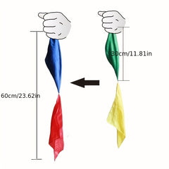 Magic Scarf Close Up Trick Prop for Magicians Perfect Gift - Kids & Adults