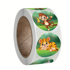 500pcs Zoo Animal Stickers Teacher Aid School Supplies
