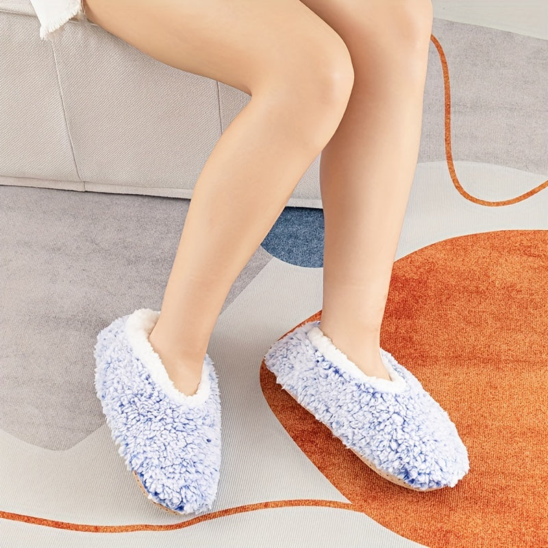 Fuzzy Floor Socks Low Cut Women's Stockings