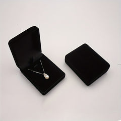 Velvet Necklace Pendant Jewelry Display Box for Gifts