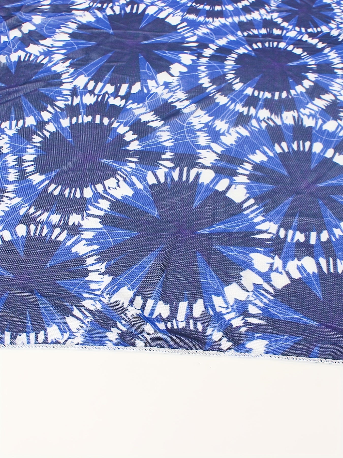  Tie Dye Bikini Bottoms & Mesh Beach Cover Up Skirt