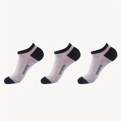 Men's Low Cut Socks for Cycling & Running - Breathable & Non-Slip