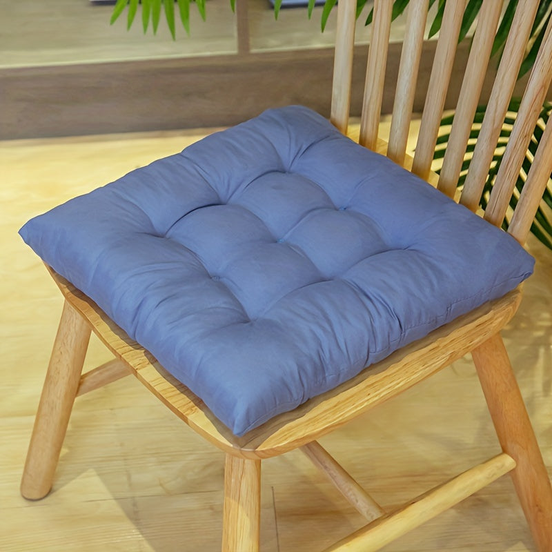 Solid Seat Cushion Square Chair Cushion Student Seat Cushion Winter Dining Chair
