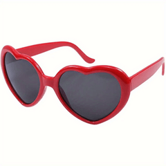 Men's Oversized Heart Shaped Frame Sunglasses Party Decor