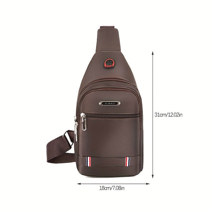 Unisex Cross Body Bag Portable Messenger Bag Casual Shoulder Bag