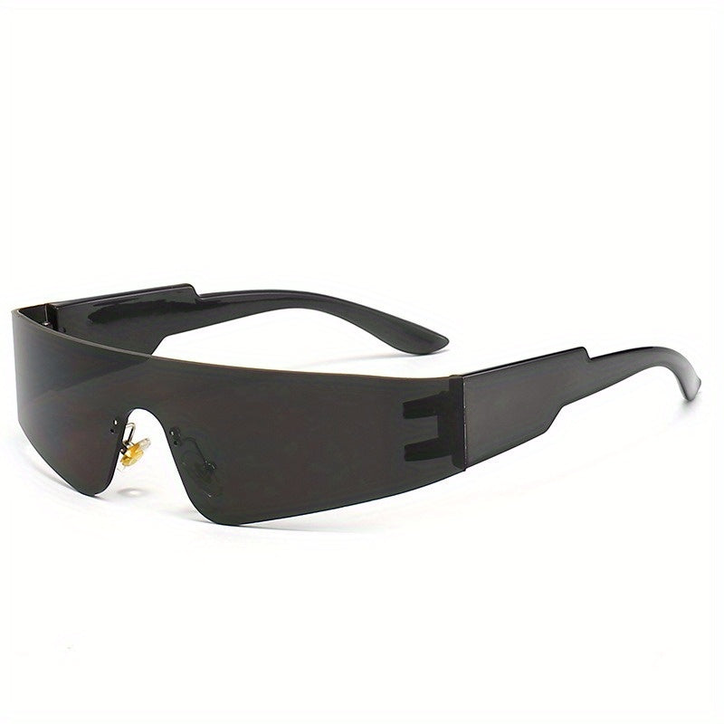 Y2K Wrap Around Sunglasses Cyberpunk Outdoor Eyewear UV400