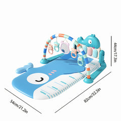 5pcs Infant Educational Game Mat Set w/ Handheld Game Mat & Music Pedal Piano