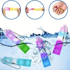 30pcs Mini Fidget Toys Bulk Silicone Stress Relief Hand Toys For Toddlers