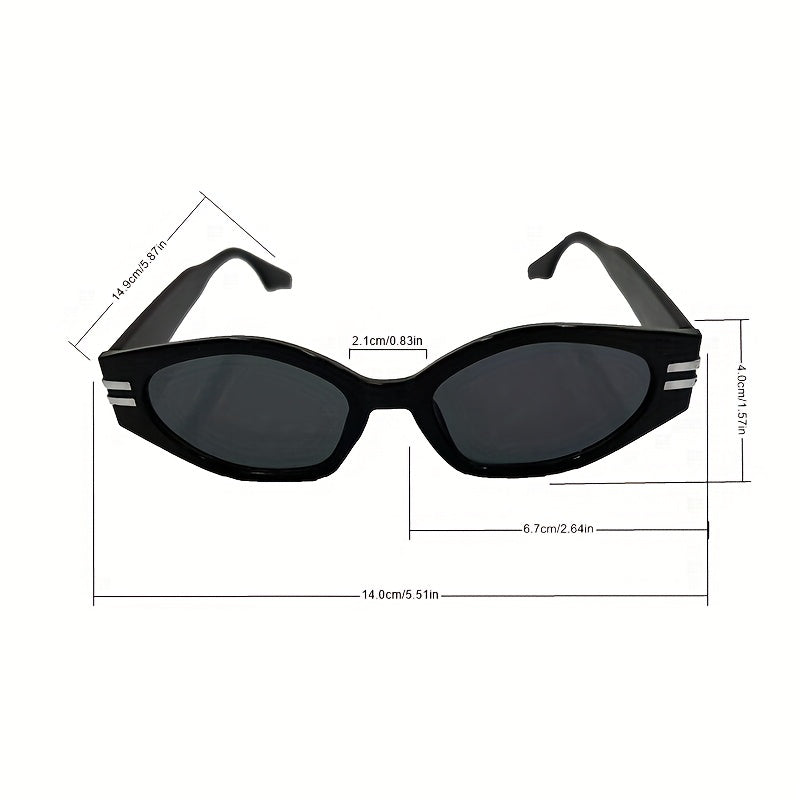 Y2K Oval Sunglasses Anti Glare UV400