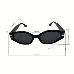 Y2K Oval Sunglasses Anti Glare UV400