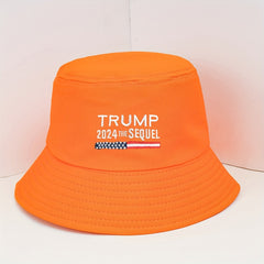 Embroidery Bucket Hat Cotton Sunshade Fisherm