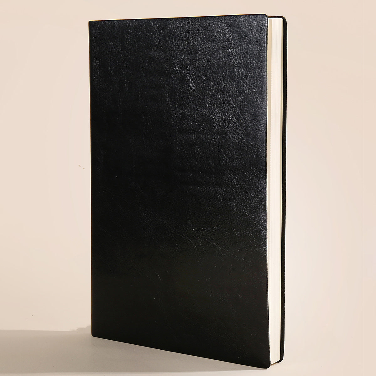 200Pages Leather Business Office Notebook A5 Soft Cover Meeting Record Notebook