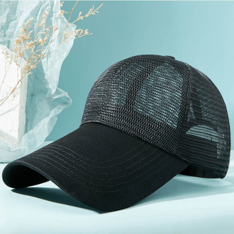 Breathable Mesh Cap 33IN Extended Brim Sunshade Cap