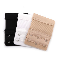 3 Pcs Elastic Bra Strap Extenders Adjustable Band Comfort Women's Lingerie
