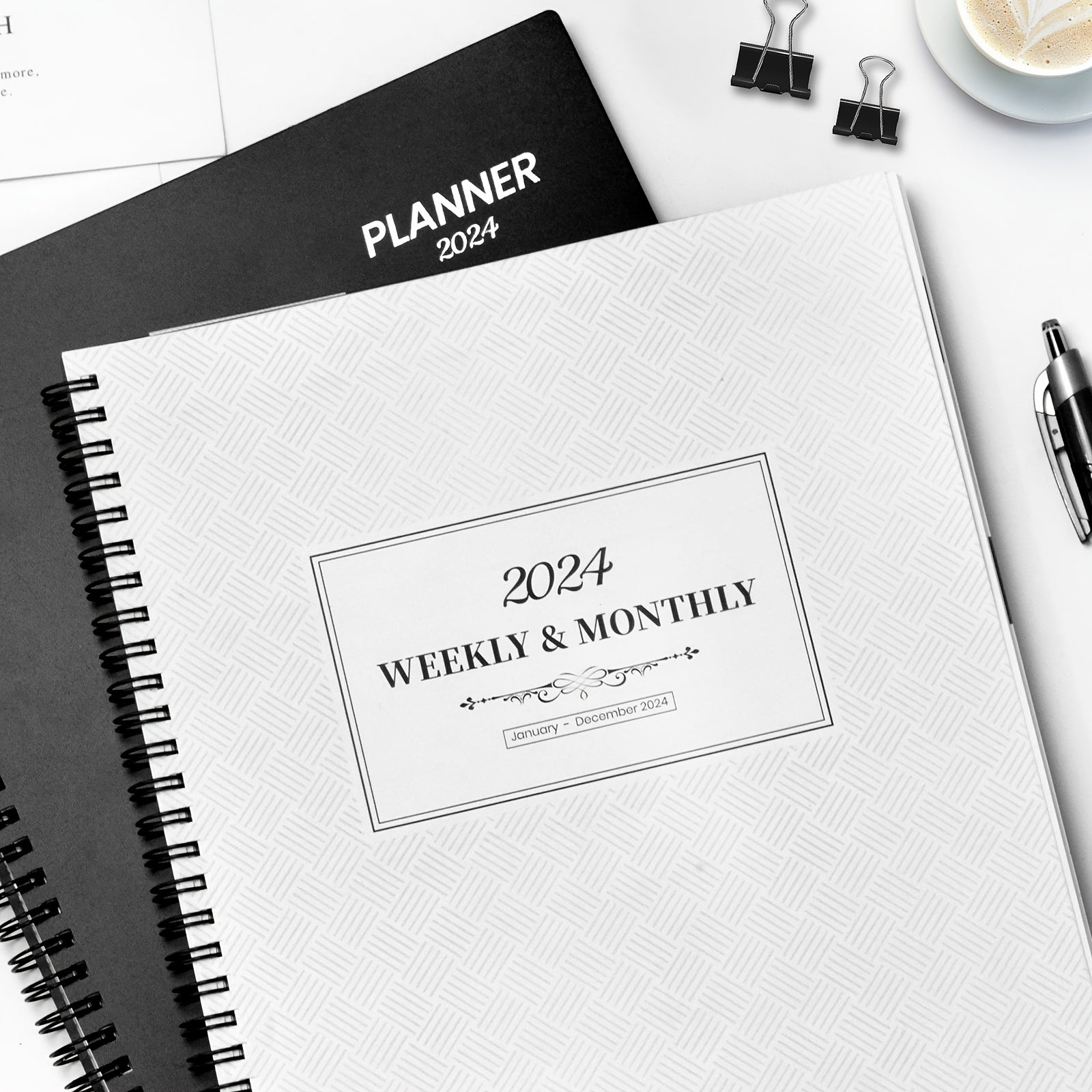 2022 Monthly Calendar Planner Spiral - JAN to DEC - Time Management Personal Age