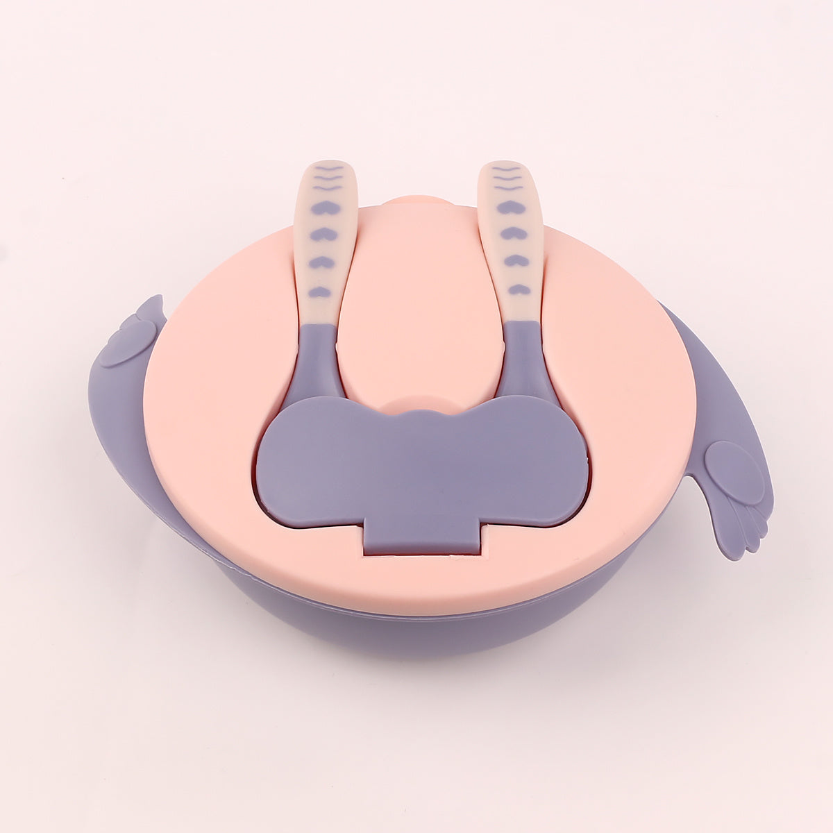 2 Layer Baby Feeding Tableware Set