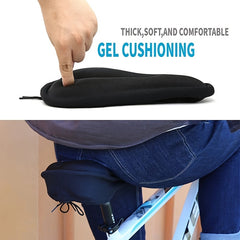 Gel Padded Bike Seat Cushion for Soft Exercise Riding