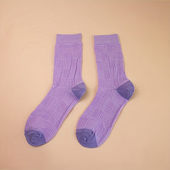 Women's Crew Socks Breathable Mid Tube Stockings