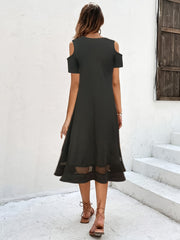 Lace Cold Shoulder Dress for Spring & Summer