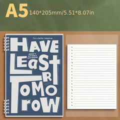Retro Loose Leaf Notebook Detachable Thickened Refillable Notepad