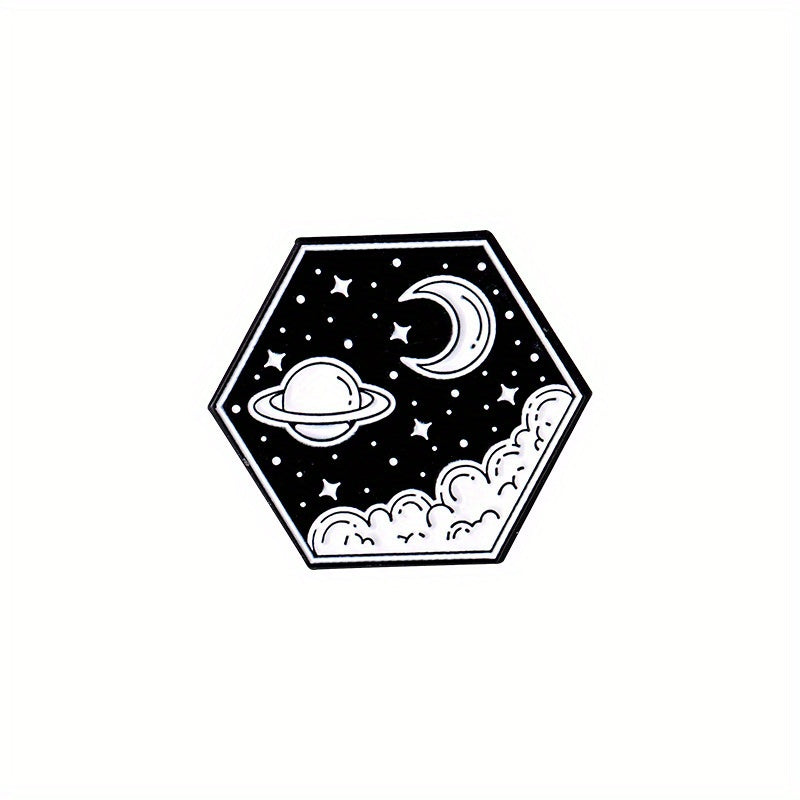 Anime Starship Astronaut Universe Steel Brooch Pin