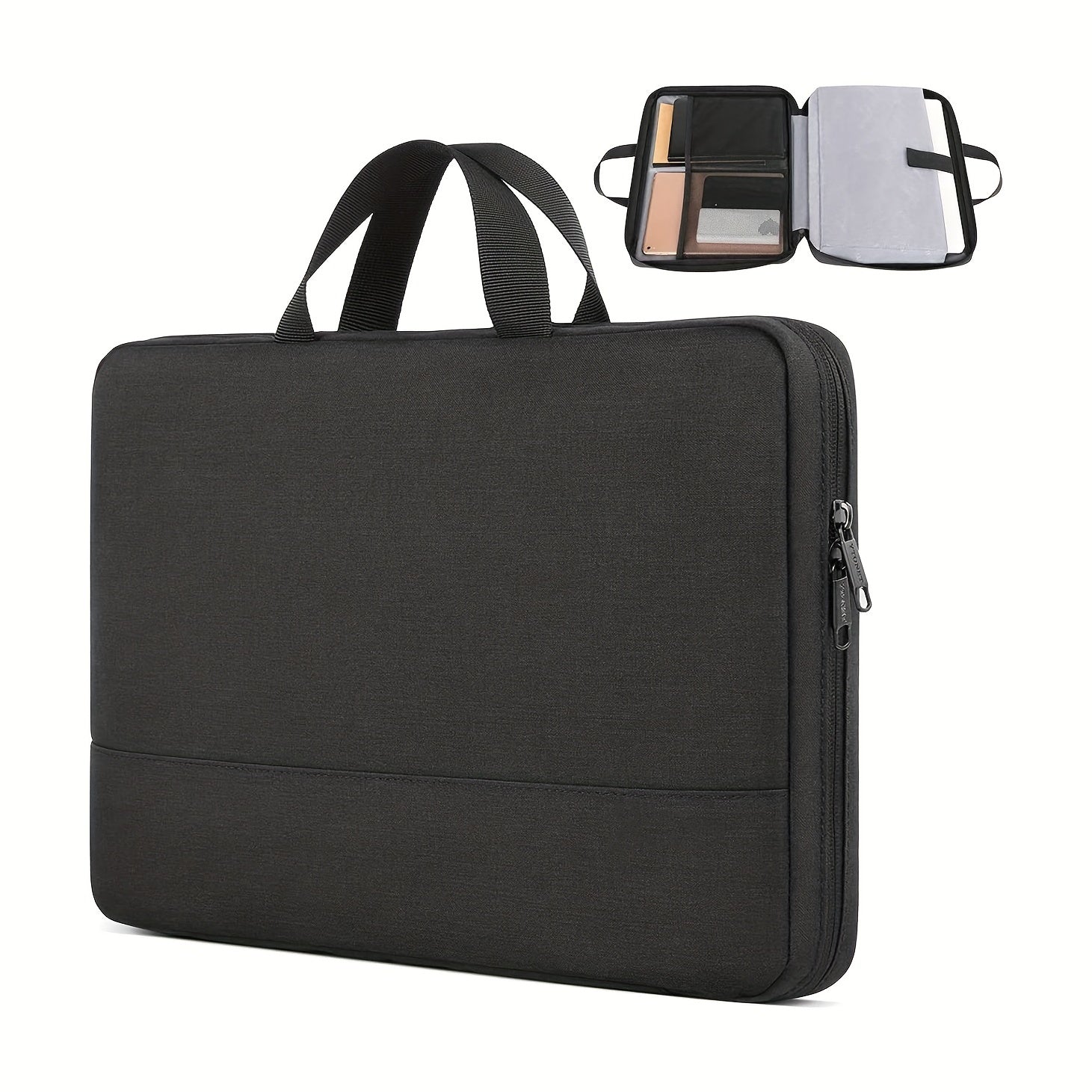 Portable Zipper Laptop Bag Waterproof Computer Bag