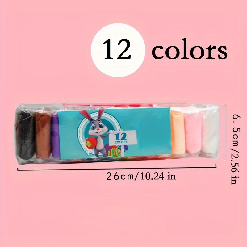 12 24 36 Colors Air Dry Clay Set with Sculpting Tools DIY Crafts