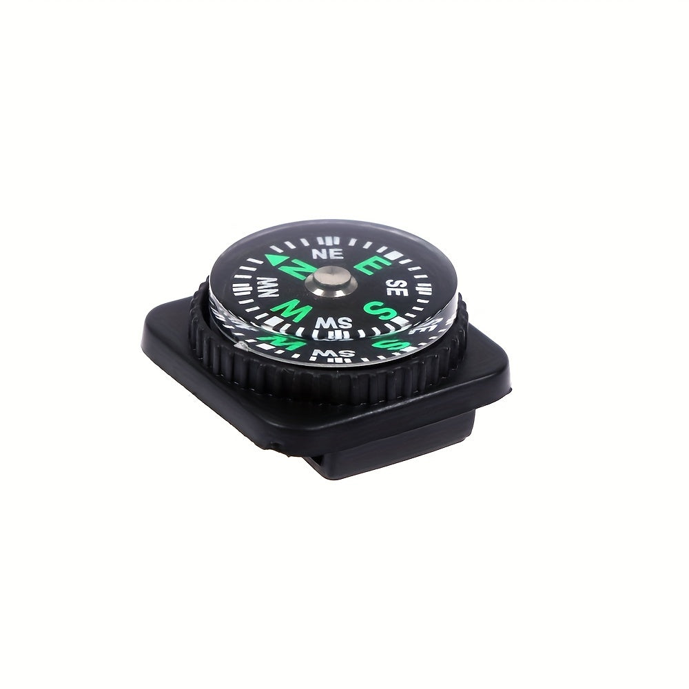 2pcs Mini Compass Belt Buckle for Camping Hiking Travel Emergency