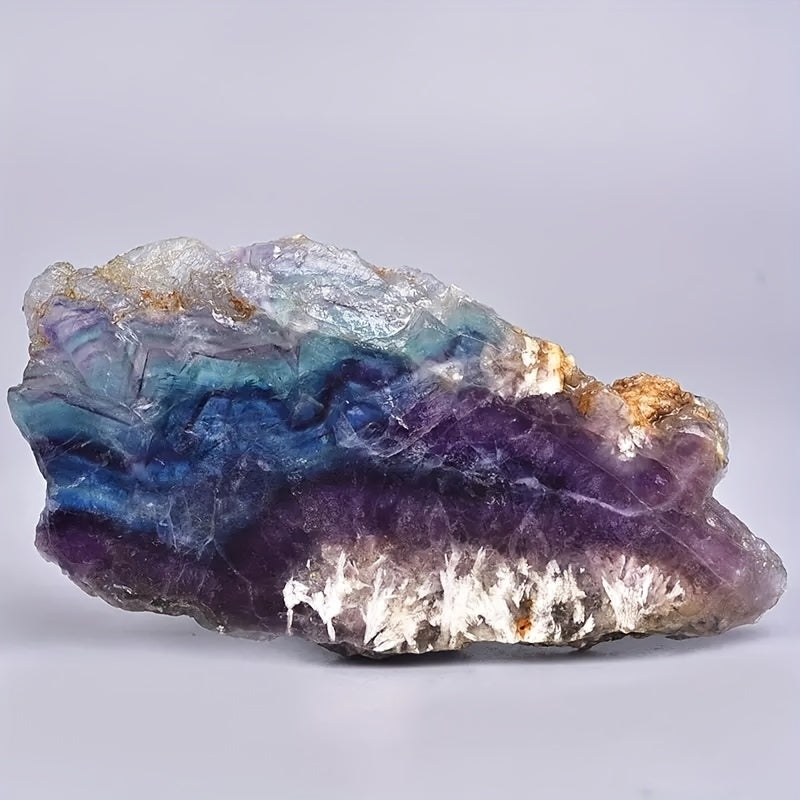 Rainbow Fluorite Slices - Raw Ore Edges - Natural Concepts